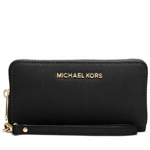 MICHAEL KORS jet setter black wallet